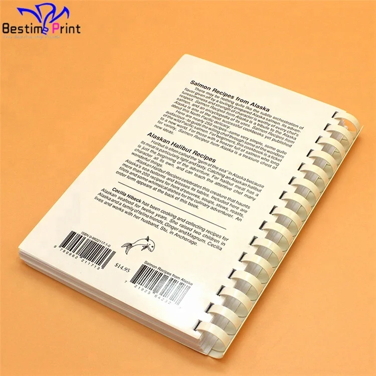 Print Your Own Plastic Spiral Wire O Recipe Book