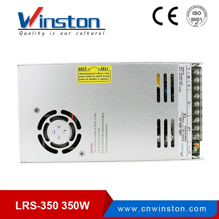  LRS-350-24 источник питания с одним выходом 14.6A 220V AC 24V DC