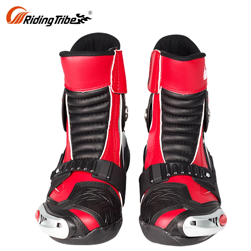 New Product Sport Riding Touring Ladies Black Moto Best Motorcycle Boots For Short Rider