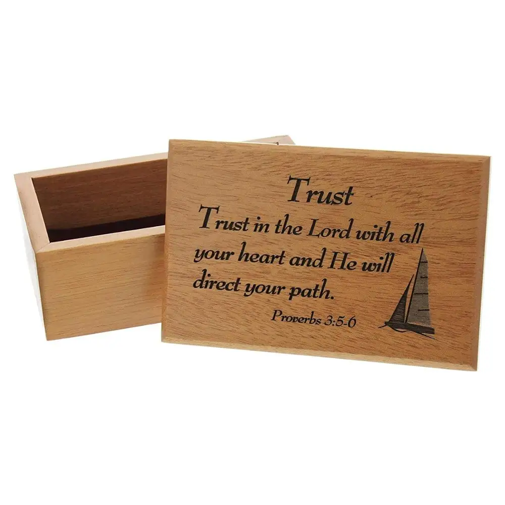 Custom wooden trust souvenir box