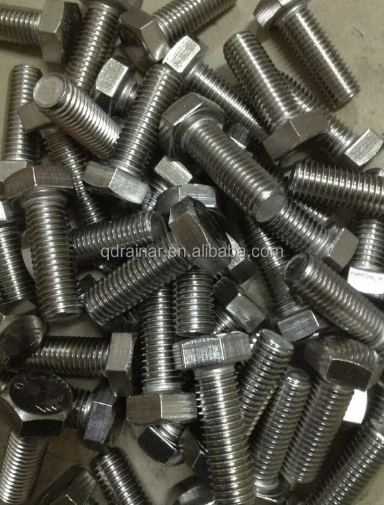 Болт из нержавеющей стали с шестигранной головкой ISO 4014 4017