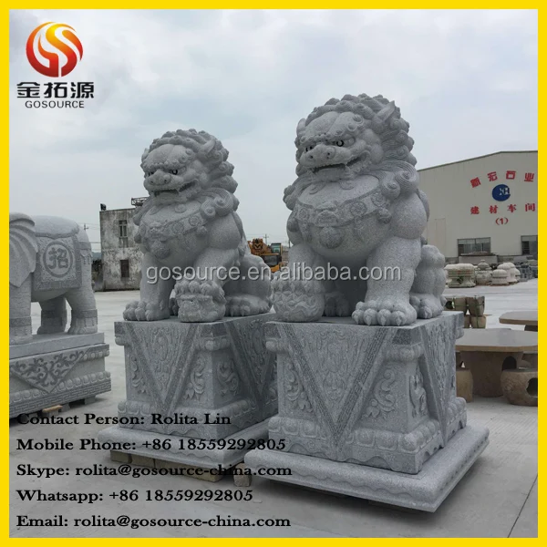 chinese stone lions
