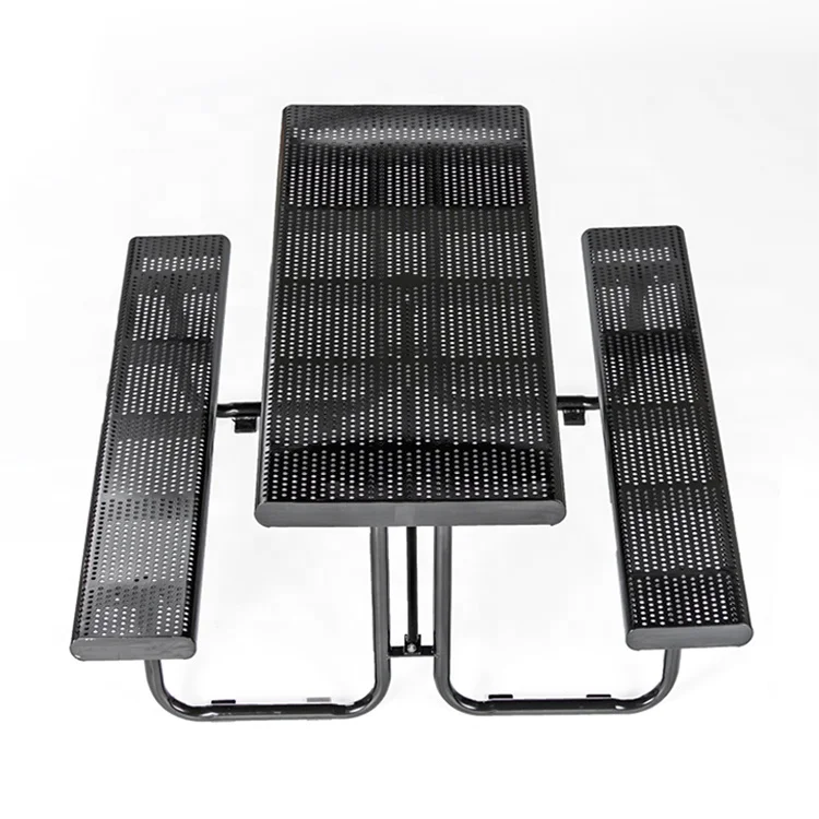 Outdoor Bench Set  Chair Outdoor Seat Dinning Table  Beer Park Metal Picnic Table And Bench