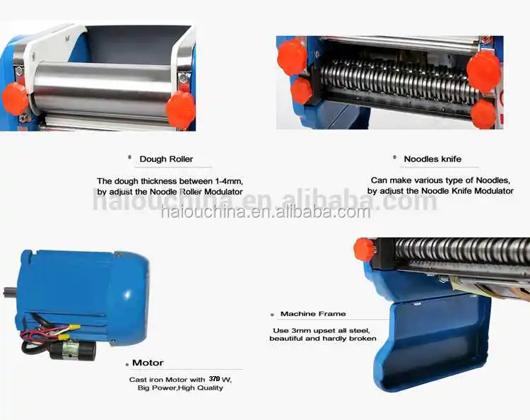 DZM180A good quality noodle making machine electric fondant roller machine