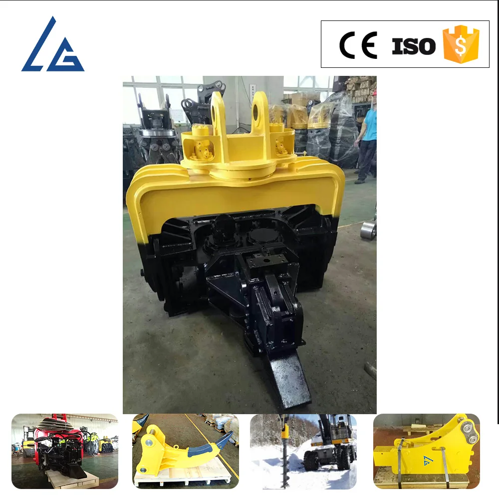 hammer hydraulic pile driver by mini excavator