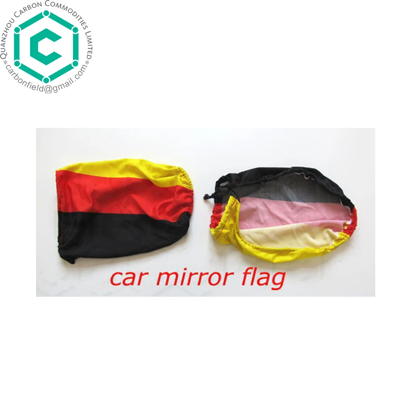 2014 brazil football cup car mirror flag