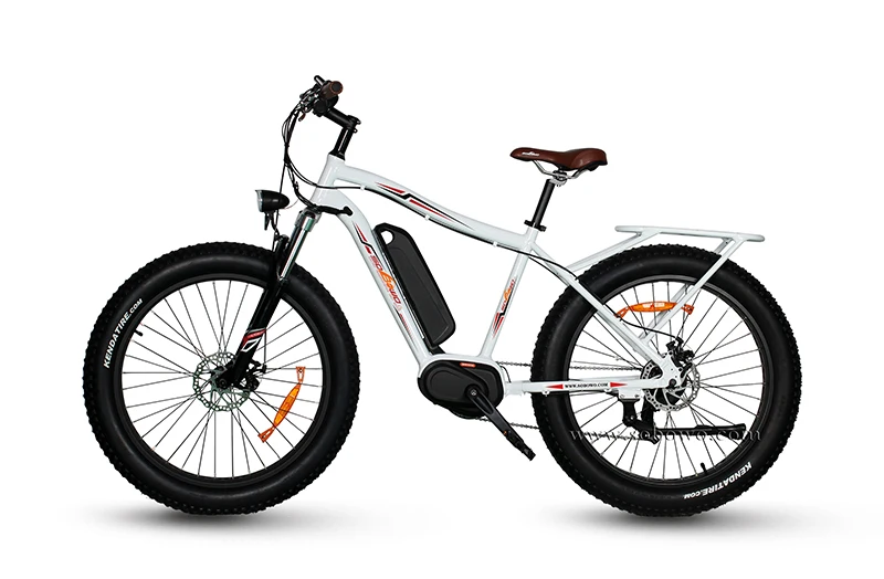 Wide framed Electric Fat Bike moped slim tired mountain bikes