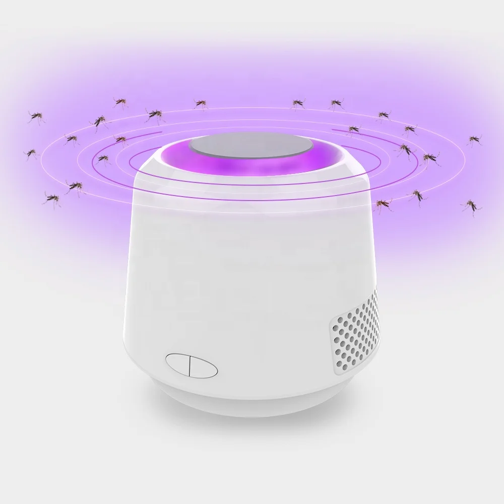 White 6W USB lighting and mosquito killing light for baby room