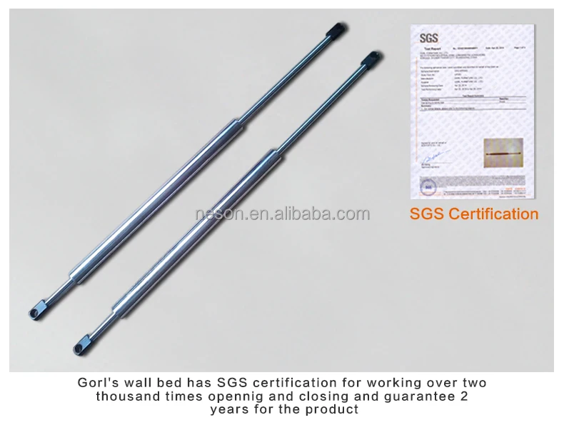 Living Room Folding Sofa Wall Bed Mechanism With SGS Certificate