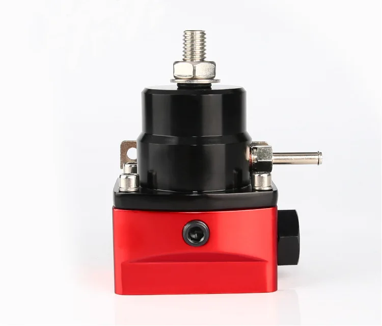 Universal Adjustable Fuel Pressure Regulator Oil 160psi Gauge AN 6 Fitting End without logo