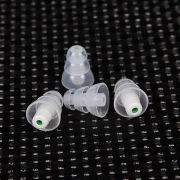 Noise reduction hearing protection silicone music earplug with filter