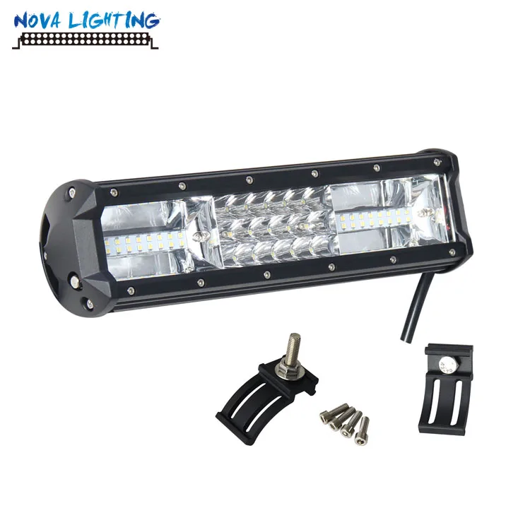 IP68 12 дюйма из натуральной CR EE Spot/луч потока Offroad 72 Вт свет бар/рабочий свет 12 В для грузовых автомобилей