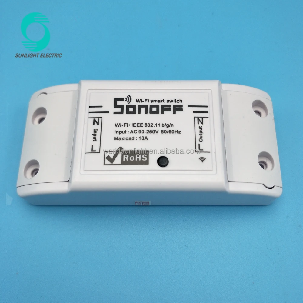  Sonoff basic 10a/2200 Вт умный дом автоматизация Wifi переключатель пульт дистанционного управления беспроводной Таймер