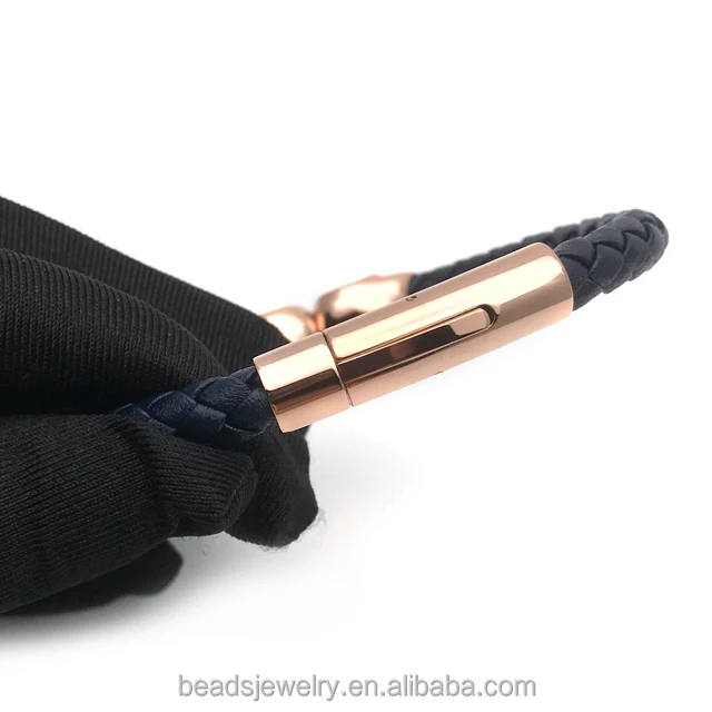 
Best selling products 2017 in USA of engravable bracelets northskull braided cow leather North skull bracelets 