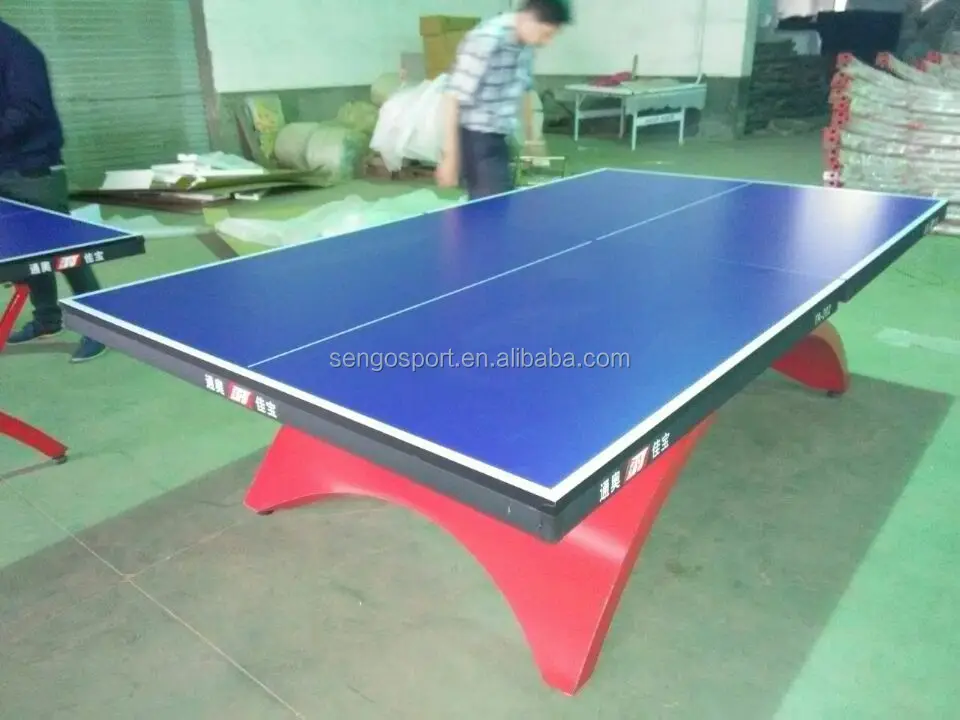 
Famous brand Big Rainbow legs table tennis table 25mm indoor ping pong table paint 