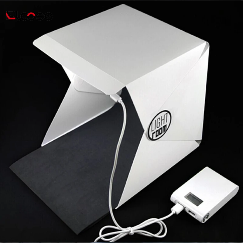 Factory direct sale Portable foldable LED mini photo studio light box Photography Studio for mobile or camera with 20/30/40cm