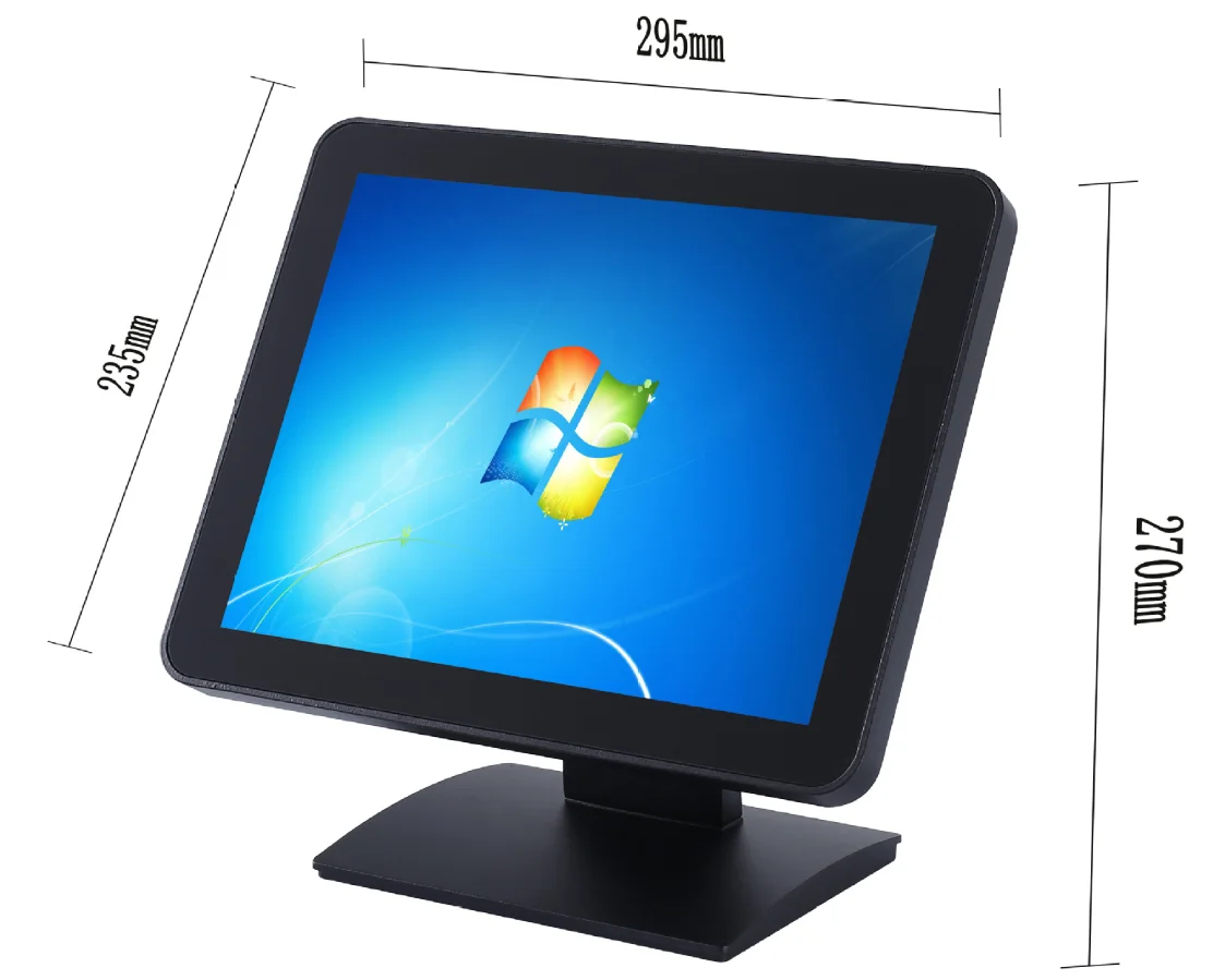 15' Inch USB Powered Computer LCD LED  pos touch screen monitor