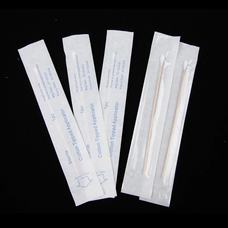 oem eco-friendly disposable alcohol sterile medical cotton swab
