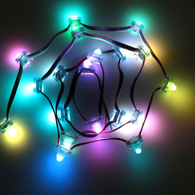 12mm ws2811/ucs1903/ucs512/ws2801/ full color led pixel module 5v
