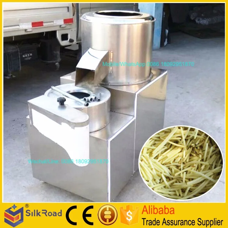 High Efficient sweet potato chips cutting machine