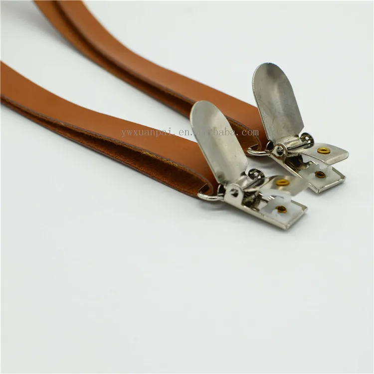 Взрослых pu материал 3 металлические зажимы подтяжки ржавчины цвет лук Галстуки чулок комплект