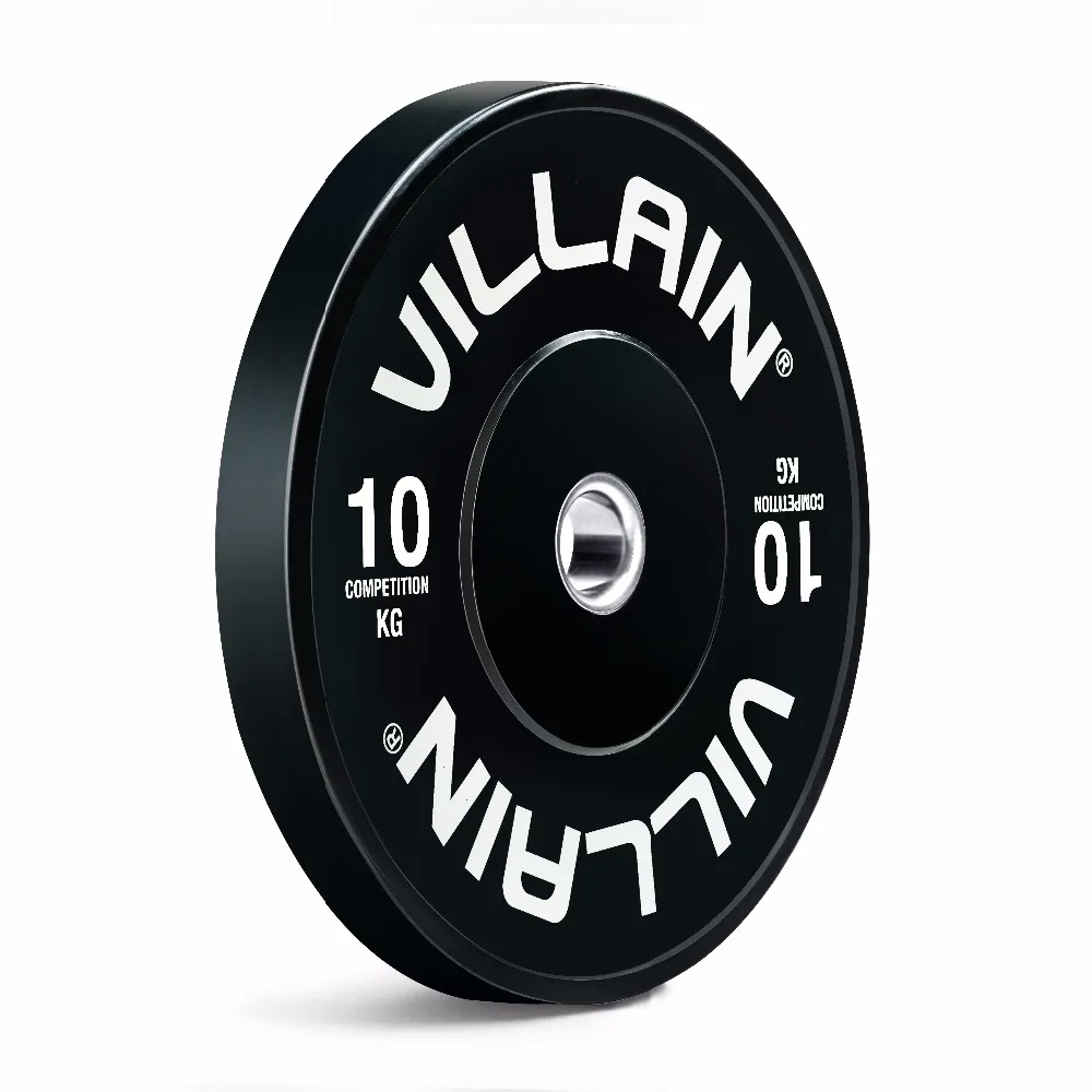 Villain Manufactured 5kg 10kg 15kg 20kg 25kg Barbell Rubber Bumper Weight Plates