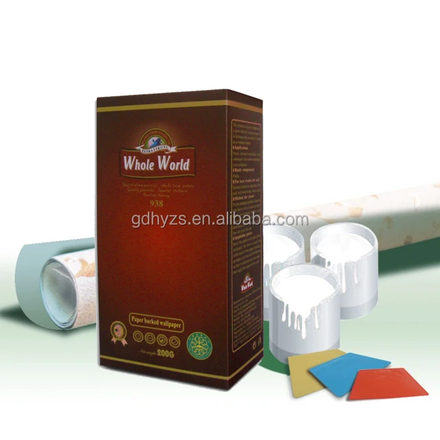 
wallpaper adhesive powder for fast dissolved in cold water 