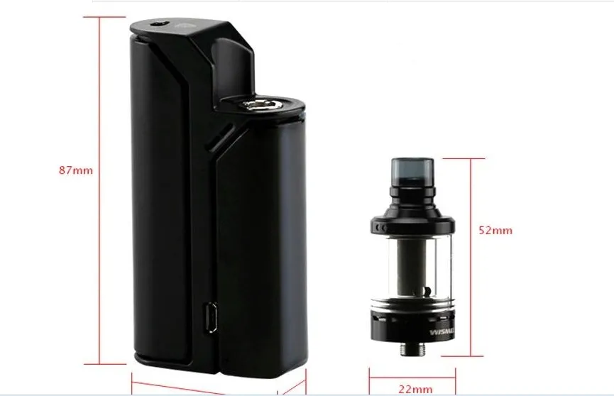 wholesale Reuleaux RX75 Starter Kit With Reuleaux RX75 TC Temp Control Box Mod & 2ml Capacity Top Filling Amor Mini