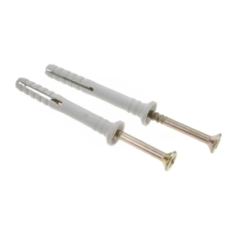 Galvanized Flat Head Wall Plug Screws for Concrete M8 Standard Fastener