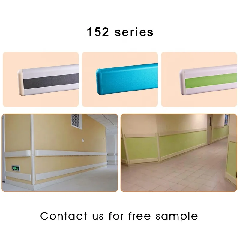 wall bumper chair plastic hospital rubber wall guard protector