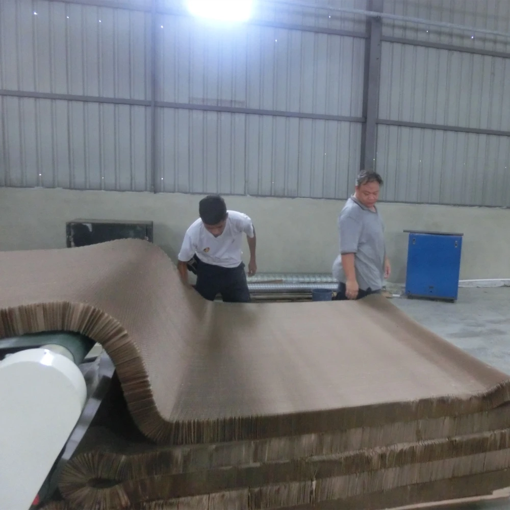 Full Automatic High Speed Honeycomb Paper Core Making Machines Used For Door Stuffing