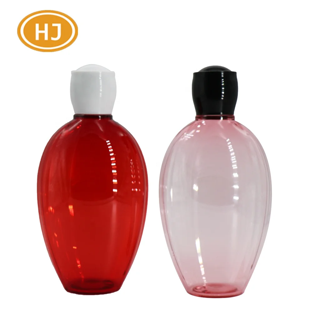 
High quality Oval Shape 300ml Empty Plastic PET Bottle 