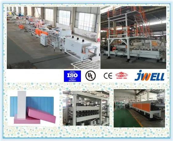 CO2 XPS plastic insulation Foam Board Extrusion line polystyrene foam sheet production making Machine for door insert