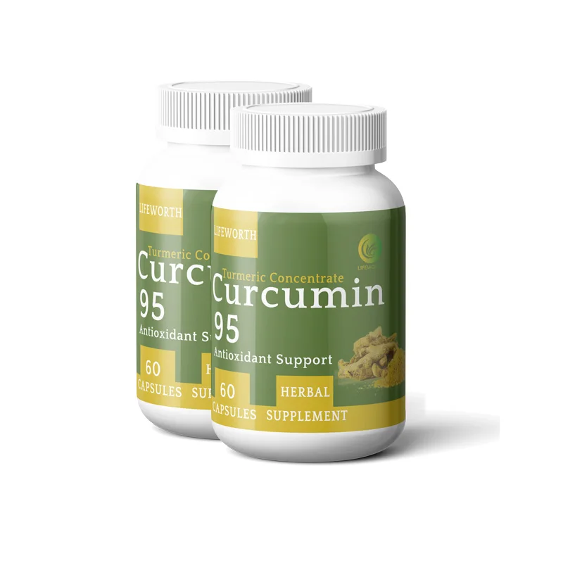 Экстракт куркумы Lifeworth, капсулы, частная торговая марка
