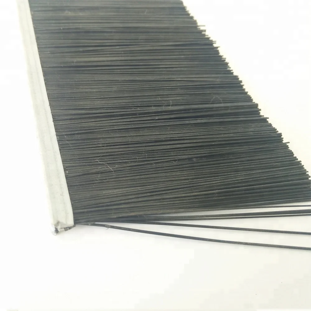Split brush plate for cable pass-through