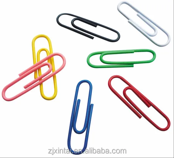 Colored pvc coated paper clip, jumbo gem clip with best price