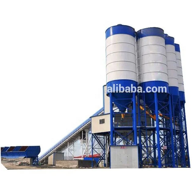 Professional R & D and manufacturing Humanized design Belt  type  concrete mixing plant For sale