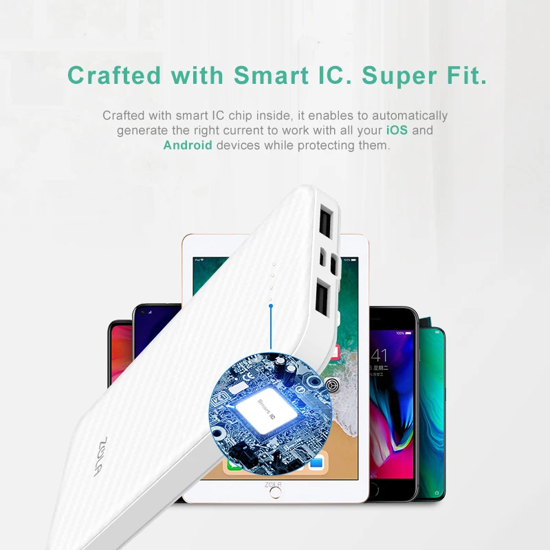 
10500mah capacity 5v 2.1a double usb output mobilephone power bank 