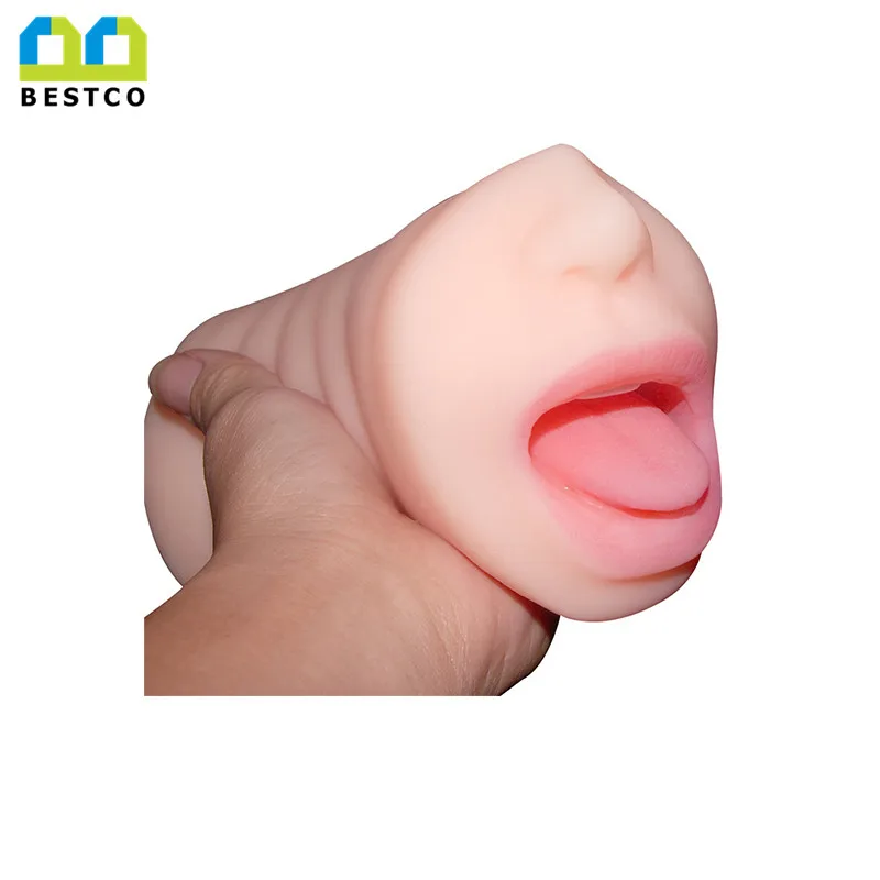 Bestco 2018 NEW HOT Good Feedback Sexy Pussy Ass Artifical Vagina with mouth & Vaginal 2 holes for Man Masturbator