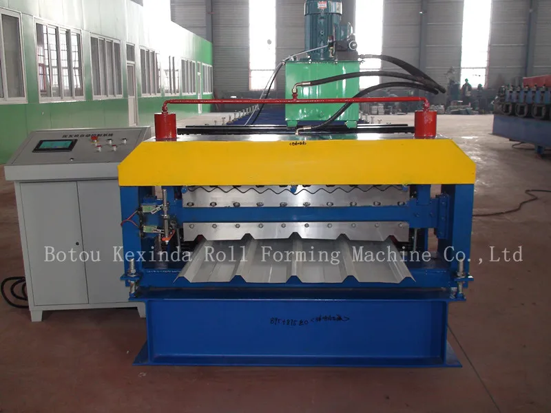 
Aluminum/Galvanized Colored Steel Metal Roofing Sheet Cold Roll Forming Machine for Sale/IBR Profile Manufacturing Machine 
