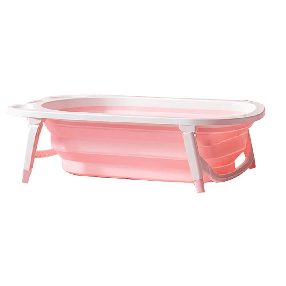 children size portable folding plastic baby bath tub
