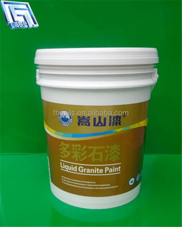 
plastic bucket for paint industry 