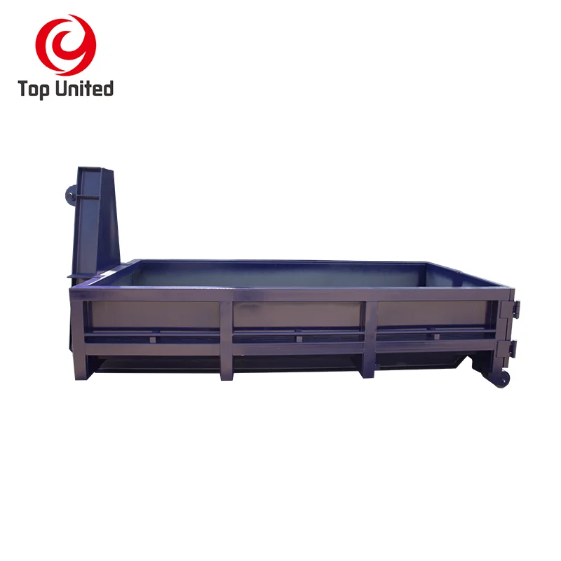 Two doors strong steel hook lift bin container