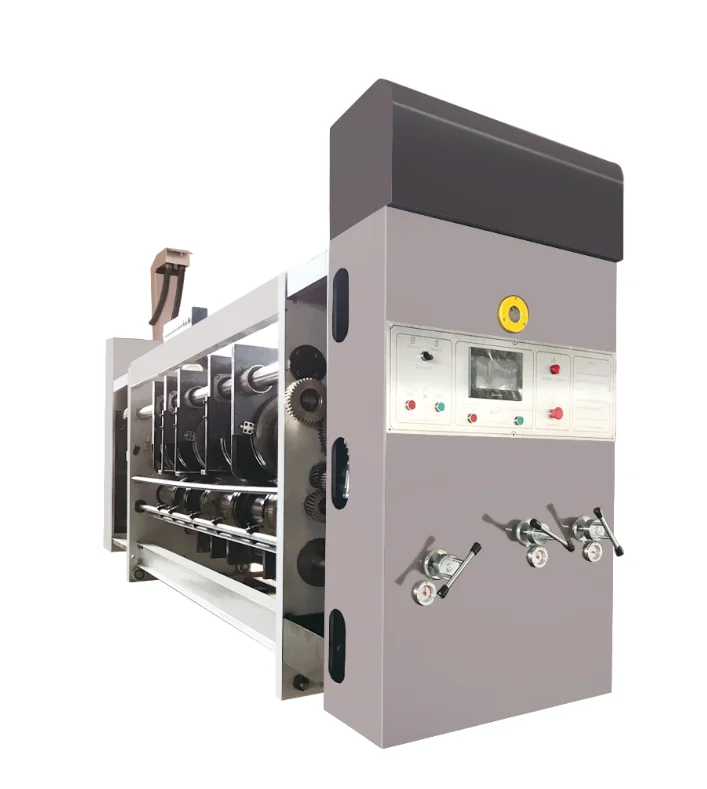 Packing machine high speed automatic carton box printing slotting and die-cutting machine with stacker