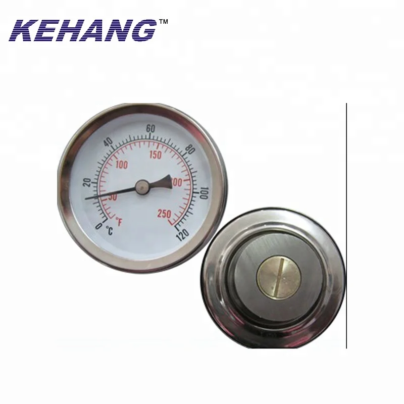 Popular Magnet Surface Pipe Industrial Bimetal Thermometer temperature control