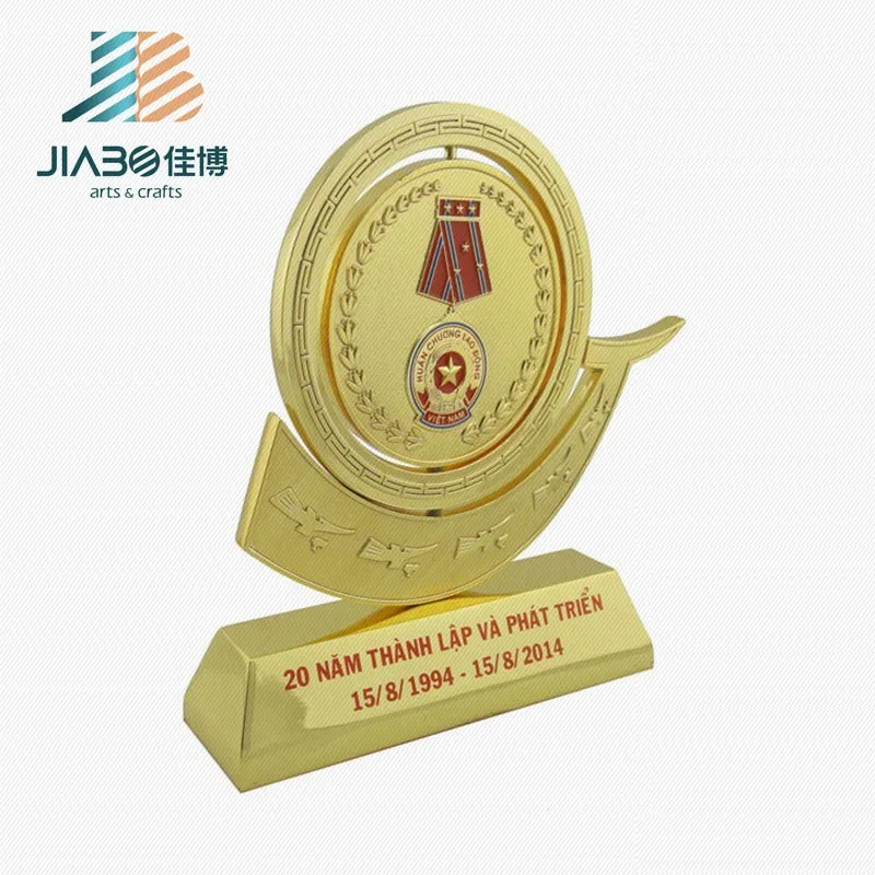 Индивидуальные размеры Вьетнам Реплика Грэмми металла награды лодки