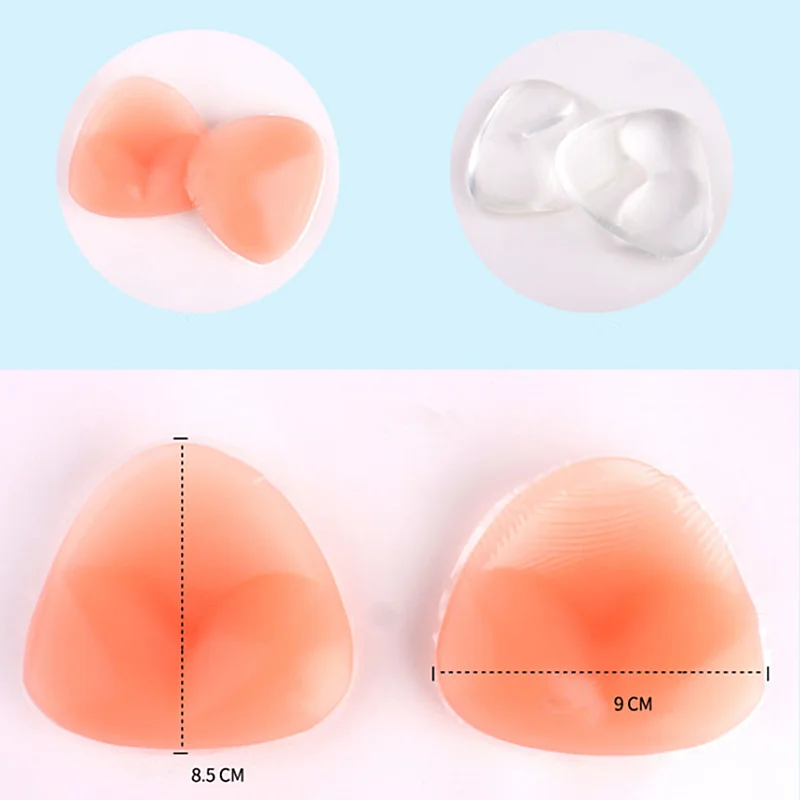 Hot selling silicone nipple bra inserts silicone push-up breast pad for women