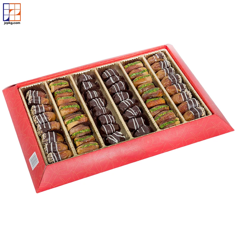 Creative premium bespoke box for assorted chocolate baklava sweet products packaging