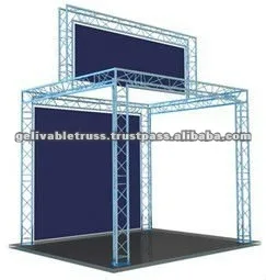 Portable aluminum profile standard exhibition booth/exhibition stand