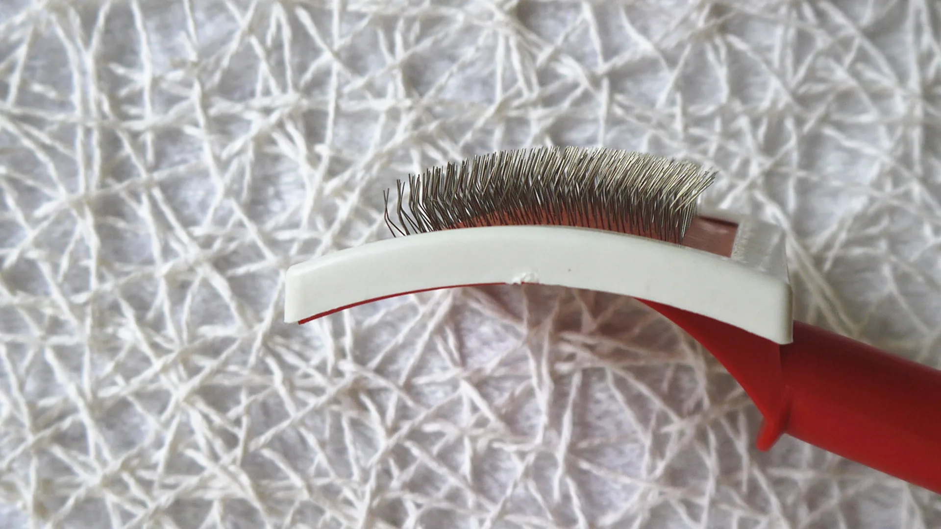 Large Size Solid Plastic Handle Long Hair Fur Dog Pet Cat Animal Poodle Puppy Cleaning Soft Stainless Steel Pins Slicker Brush